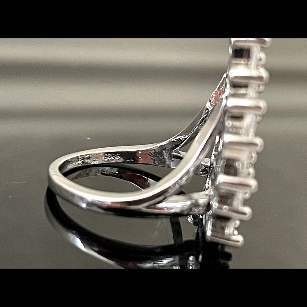 NEW Silver Angel Wings Opening Adjustable Ring - Picture 5 of 5